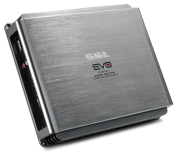 2-8 Ohm Stable Amplifier with Remote Subwoofer Level Control SSL EVO2000.4-2000 watt Class A/B 4 Channel 